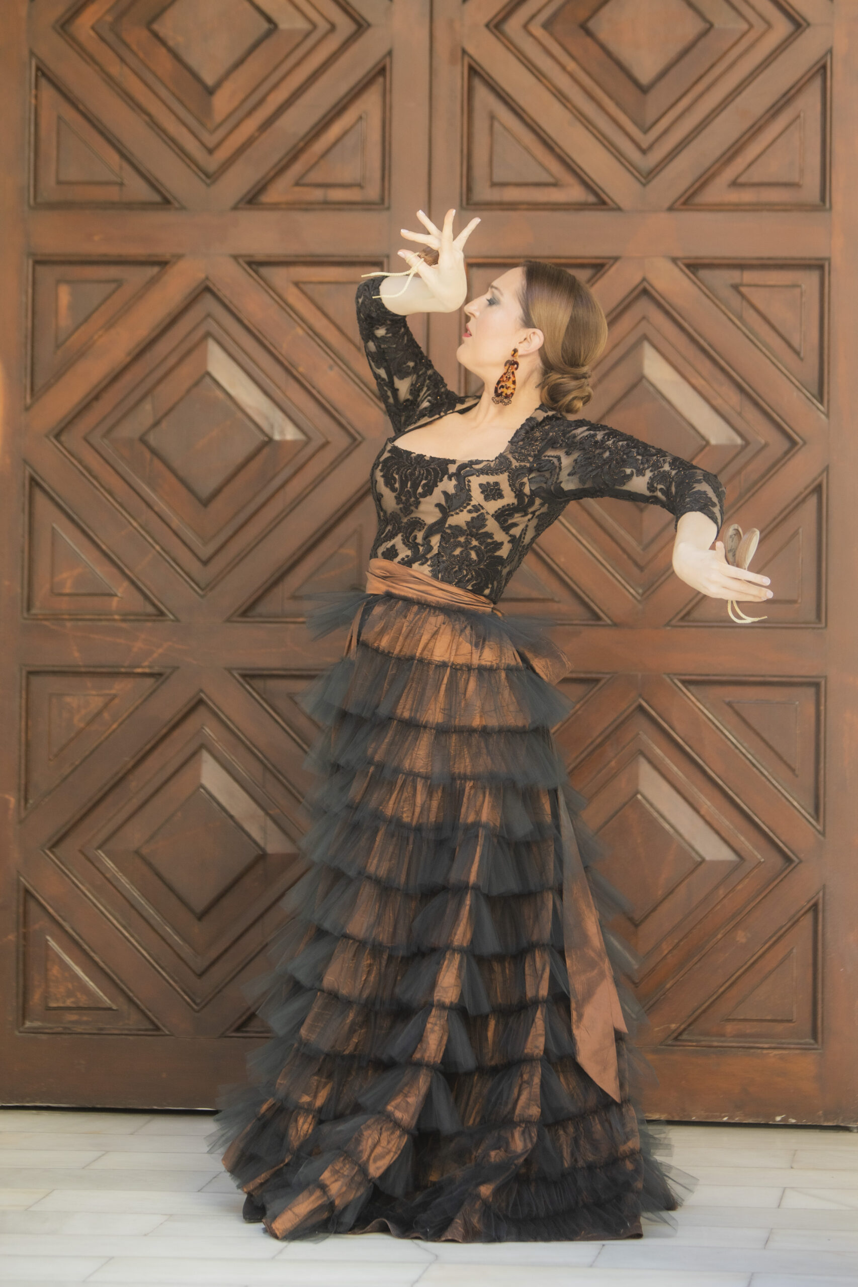 Reyes León, castañuelas